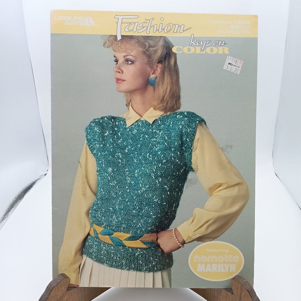 Fashion Keys on Color featuring Nomotta Marilyn, Leisure Arts Leaflet 1502 Vinta